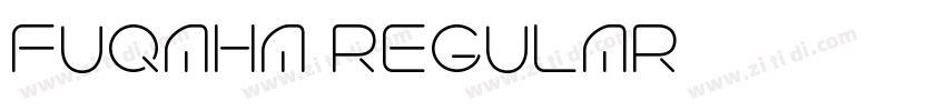 FUQAHA REGULAR字体转换 FUQAHA REGULAR字体转换